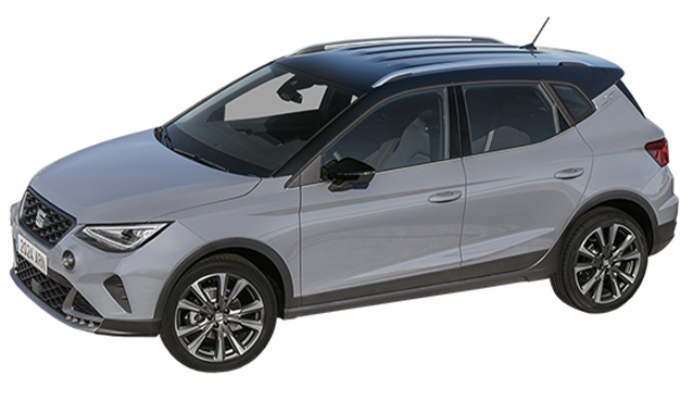 seat arona xperience cliff grey colour